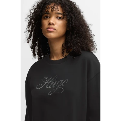 Abbildung von HUGO CREW Sweatshirt, Damen, Größe: Small, Black one