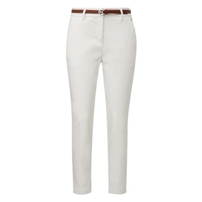 Abbildung von comma Chino INTÉGRÉE Chino, Damen, Größe: 40x34, Weiß