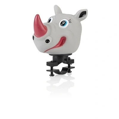 Abbildung von XLC Unisex Erwachsene Hupe 2500720004 Hupe, Gray/Red, 5.5x5.5x4cm
