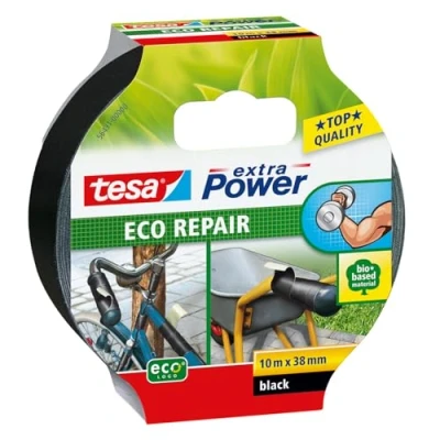 Abbildung von 8 x Tesa Gewebeband Extra Power Universal ecoLogo 38mmx10m schwarz