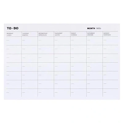 Abbildung von Miquelrius Zeitloser monatlicher TO DO Planer, Größe: 145 x 95 mm, permanente Monatsaufkleber, 16 Blatt, 80 g/m² weißes Papier