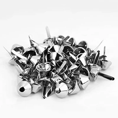Abbildung von 50Pcs Taschenfüsse, Bodennägel für Taschen Flache Pilz Spike Niet Taschenzubehör(15mm )