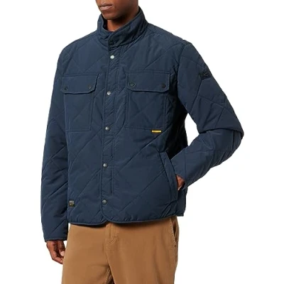 Abbildung von camel active MIT Diamant Steppung Outdoorjacke, Herren, Größe: 50, Night blue