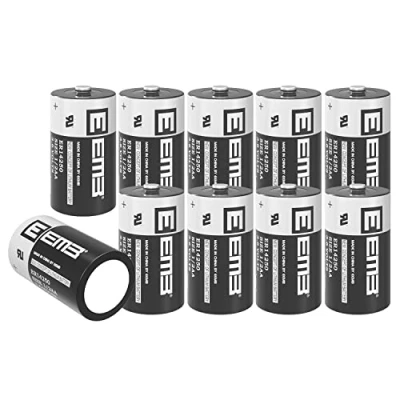Abbildung von EEMB ER14250 1/2AA 3,6V 1200mAh Li SOCL₂ Batterie Nicht wiederaufladbar XL 050F SB AA02 LS14250 TL 5902 2150 für Dogwatch Hundehalsband einige Bewegungsmelder/Haussicherheitssystem/Alarmsystem(10)