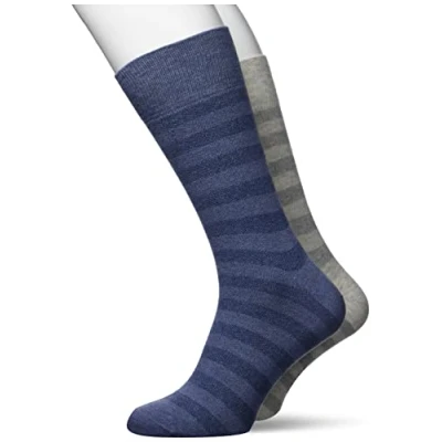 Abbildung von Esprit 2 PACK Socken, Herren, Größe: 39 42, Light grey/dark blue