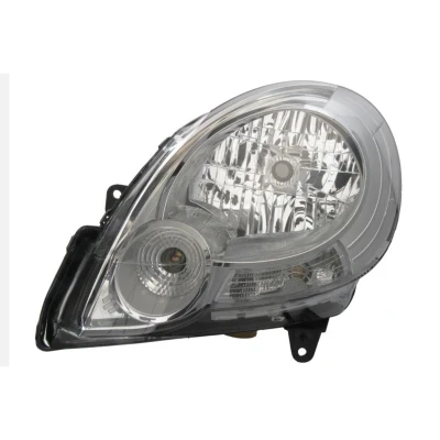Abbildung von TYC 20 1400 15 2 Scheinwerfer links H4, P21/5W chrom mit Tagfahrlicht für Rechtsverkehr ohne Elektromotor RENAULT: Kangoo II Express kfzteile,