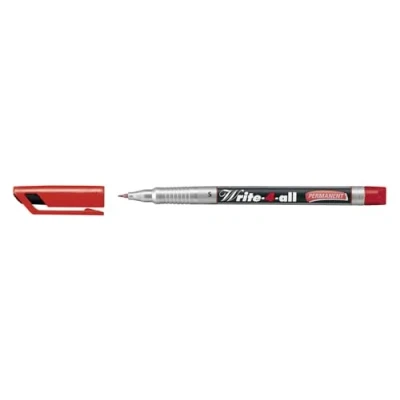 Abbildung von 10 x Stabilo Permanentmarker Write 4 all S 0,4mm rot