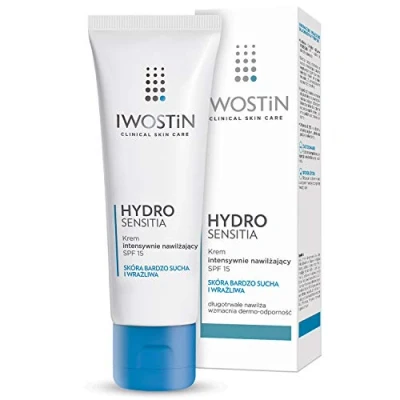 Abbildung von Iwostin Hydro Sensitia Intensive Feuchtigkeitsspendende Gesichtscreme, SPF 15 Filter Trockene Haut, 50ml
