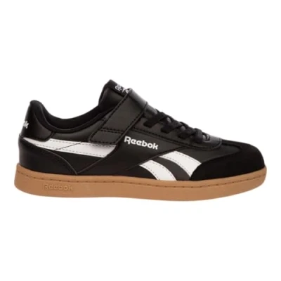 Abbildung von Reebok Smash Edge Elastic &amp; TOP Strap Sneaker, Black/FTWRWHITE/RGUM1, 27 EU