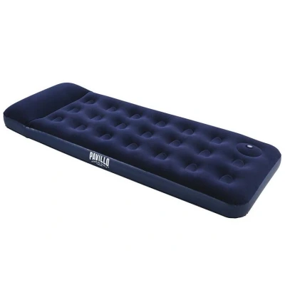 Abbildung von Wandern Luftmatratze mit eingebauter Pumpe Bestway. blau