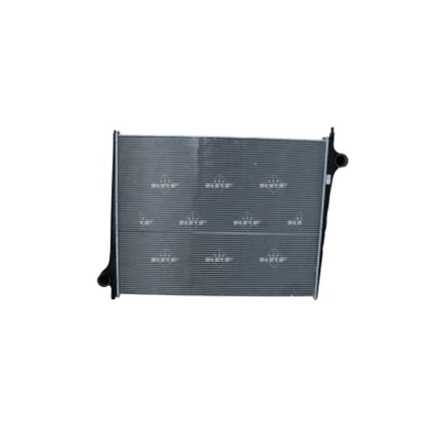 Abbildung von NRF 509598 Kühler, Motorkühlung Aluminium 860 710 43 ohne Rahmen Kühlrippen gelötet SCANIA: 4 series