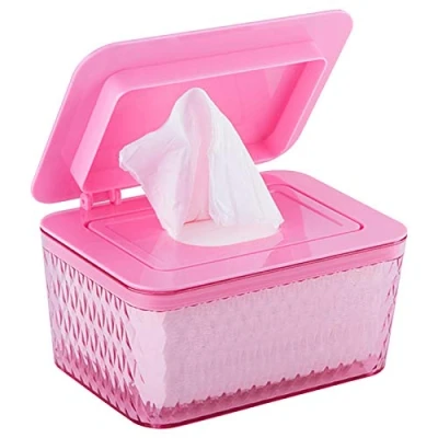 Abbildung von Feuchttücher Box Baby Feuchttücherbox Mit Deckel Aufbewahrungsbox Für Wiederverwendbare Nachfüllbare Tragbare Reisetücher Spender Wischtaschen