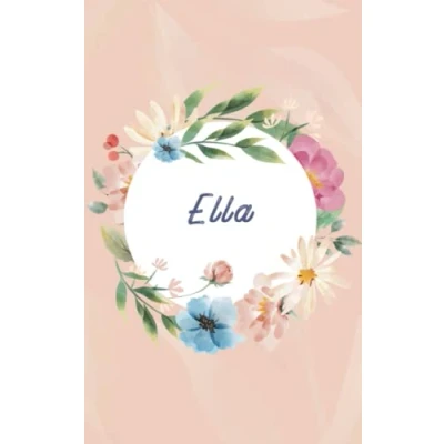 Abbildung von Ella Personalisiertes Notizbuch A5 Notizheft mit Namen: 120 Seiten, liniert, Tagebuch, Bullet Journal