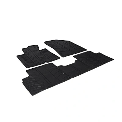Abbildung von Gledring 0238 Fußmattensatz Gummi vorne und hinten 5 schwarz 750mm 550mm KIA: CARENS 4