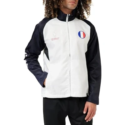Abbildung von FIFA Herren Offizielle World Cup 2022 Trainingsjacke Frankreich, weiß/Marineblau, L