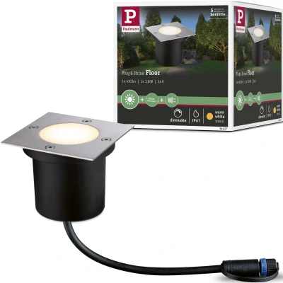 Abbildung von Paulmann LED Einbauleuchte &quot;Plug &amp; Shine&quot;, 1 flammig, Leuchtmittel Modul fest integriert, Modul, IP65 Rostfrei