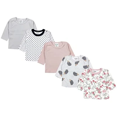 Abbildung von TupTam Langarmshirt Baby Mädchen Gestreift 5er Set
