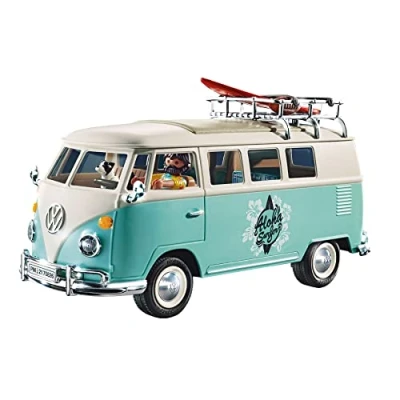 Abbildung von Volkswagen 7E9087511D Spielzeugauto T1 Camper Bulli Modellauto, Heritage Kollektion, türkis