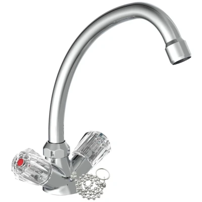Abbildung von Schütte Waschtischarmatur &quot;Brillant&quot;, Niederdruckarmatur, Mischbatterie Waschbecken, Armaturen in Chrom