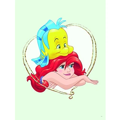 Abbildung von Komar Bild &quot;Ariel &amp; Fabius&quot;, Disney, (1 St.), Wandbild zur Dekoration im Kinderzimmer ohne Rahmen