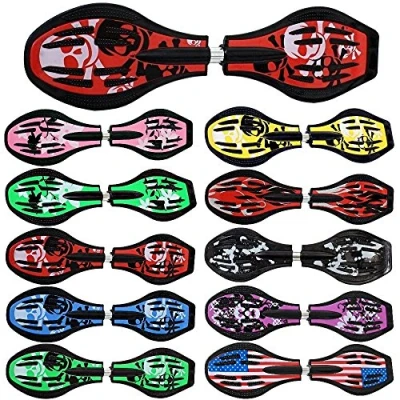 Abbildung von FunTomia Waveboard mit Mach1 ABEC 9 Kugellager, LED Rollen &amp; Tragetasche