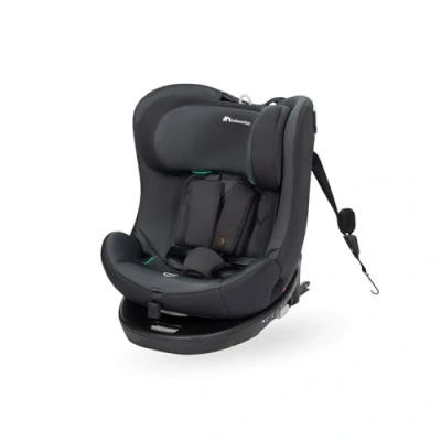 Abbildung von Bebeconfort EvolveFix i Size, Autositz 360 Drehbar, 012 Jahre, 40150 cm, ISOFIX Kindersitz 9 Kopfstützenpositionen, 5 Liegepositionen, Seitenaufprallschutz, Top Tether, Tinted Black