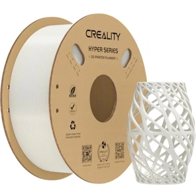 Abbildung von Creality Hyper PETG Filament 1,75mm (Weiß), 2024 Neues 1kg 3D Drucker Hochgeschwindigkeit, Druckmaterialien für die Meisten K1/ K1 MAX/ K1C (1kg/ Spule)