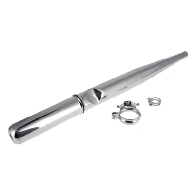 Abbildung von Auspuff Enduro, chrom Simson S51, S70, S53, S83 Enduro