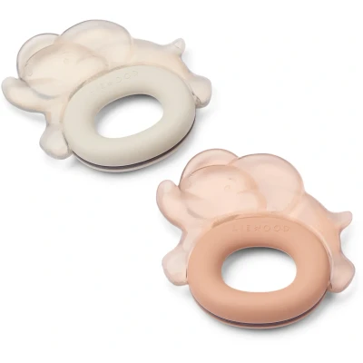 Abbildung von LIEWOOD Rita Elephant Beißring 2er Pack, Pale Tuscany/Sandy