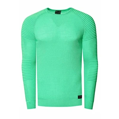 Abbildung von Rusty Neal MIT Modernem Rundhalsausschnitt Strickpullover, Herren, Größe: XXL, Grün