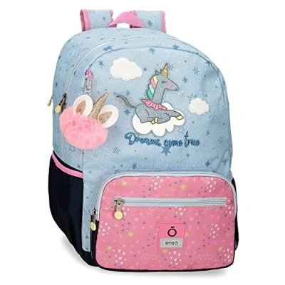 Abbildung von Enso Dreams Come True Schulrucksack für Laptop, mehrfarbig, 32 x 42 14 cm, Polyester