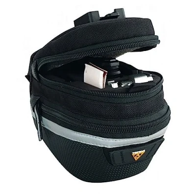 Abbildung von Topeak Unisex Erwachsene Wedge Pack II Satteltaschen, Silber, 12,3x16,5x10,5 cm