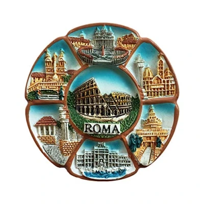 Abbildung von Rom Italien 3D Berühmte Landschaft Kühlschrankmagnet Reise Aufkleber Souvenirs Haus &amp; Küche Dekoration Roma aus China