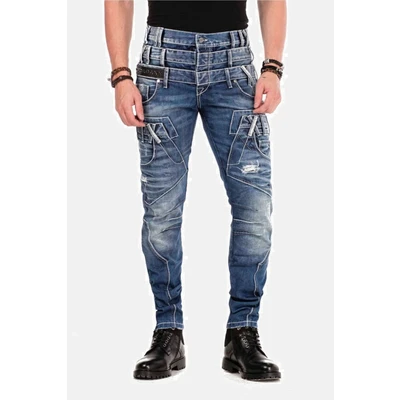 Abbildung von Cipo &amp; Baxx Jeans Relaxed Fit, Herren, Größe: 30x32, Blue