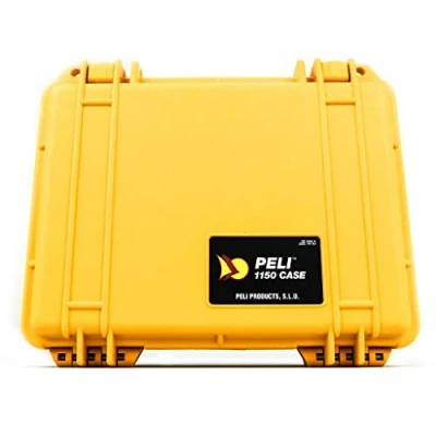 Abbildung von Peli 1150 Koffer, Transportbox für Spiegelreflexkameras, IP67 Wasser und Staubdicht, 3L Volumen, Ohne Schaum, Gelb
