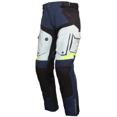 Abbildung von Modeka Panamericana 2 Motorrad Textilhose (Blue/Grey,3XL)