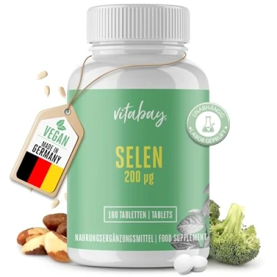 Abbildung von Selen 200 Mcg Hochdosiert + Vegan 180 St
