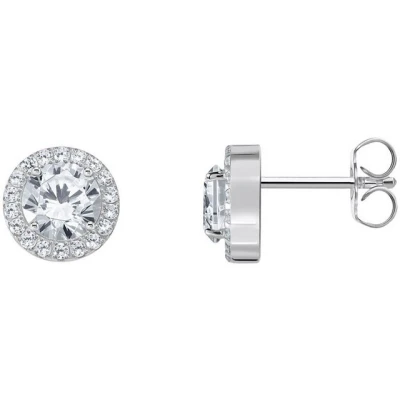 Abbildung von THOMAS SABO Paar Ohrstecker Schmuck Silber 925 Ohrringe Halo, H2304 051 14, mit Zirkonia (synth)