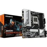 Abbildung von GIGABYTE B650M Gaming Plus WiFi Mainboard AMD Ryzen 9000 CPUs, 5+2+2 Phasen VRM, bis zu 8000 MHz DDR5, 2xPCIe 4.0 M.2, 2.5GbE LAN, 6E, USB 3.2 Gen 1