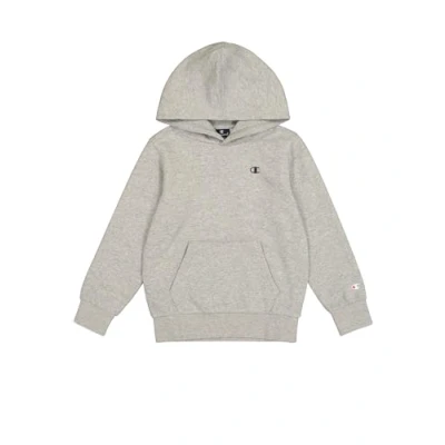 Abbildung von Champion Jungen Legacy Basics B Ultralight Powerblend Fleece Kapuzenpullover, Helles Heather Grey, 3 4 Jahre