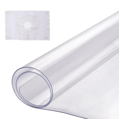 Abbildung von VEVOR PVC Tischschutz Tischdecke Tischfolie 356x610mm Schreibtischschutz 1,5mm