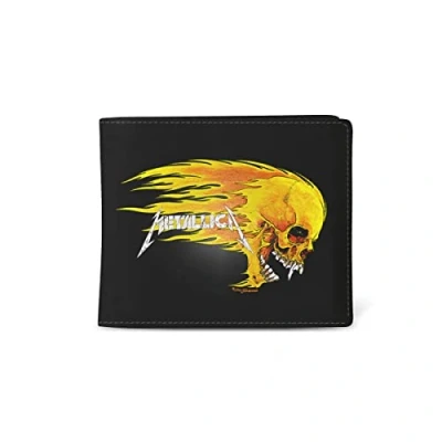 Abbildung von Rocksax Metallica Wallet Pushead Flame