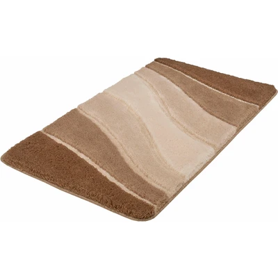 Abbildung von MEUSCH Badematte &quot;Ocean&quot;, Höhe 23 mm, rutschhemmend beschichtet, fußbodenheizungsgeeignet, Badteppich, Wellen Design, mit Farbverlauf, Hoch Tief Effekt, waschbar