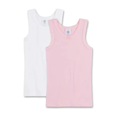 Abbildung von Sanetta 2 PACK Unterhemd/shirt für Kinder, Größe: 140, Magnolie