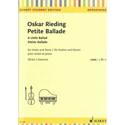 Abbildung von Petite Ballade: Violine und Klavier.: violin and piano. (Schott Student Edition)