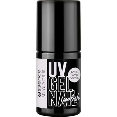 Abbildung von essence studio nails UV GEL NAIL polish, Nr. 101, Weiss, langanhaltend, farbintensiv, vegan, ohne Mikroplastikpartikel, Parfüm, Parabene, 1er Pack (5ml)