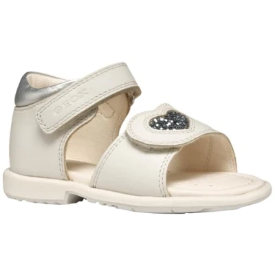 Abbildung von Geox Lauflernschuh für Kinder, Größe: 21, White light silver Schuhe