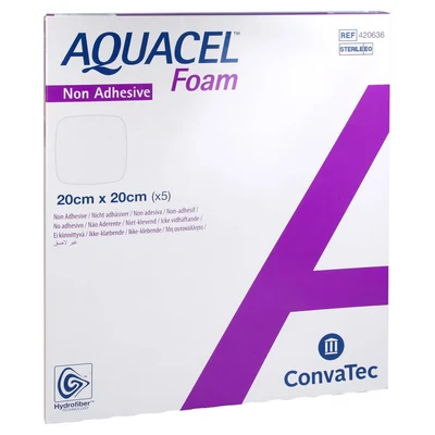 Abbildung von Aquacel Foam Nicht adhäsiv 20x20 cm Verb 5 St