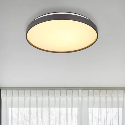Abbildung von LED Deckenleuchte Eclypse, anthrazit, Ø 48 cm, Acryl/Metall