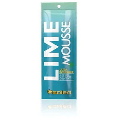Abbildung von Soleo Lime Mousse ultra intensifier sunbed tanning lotion cream (15ml sachet) by